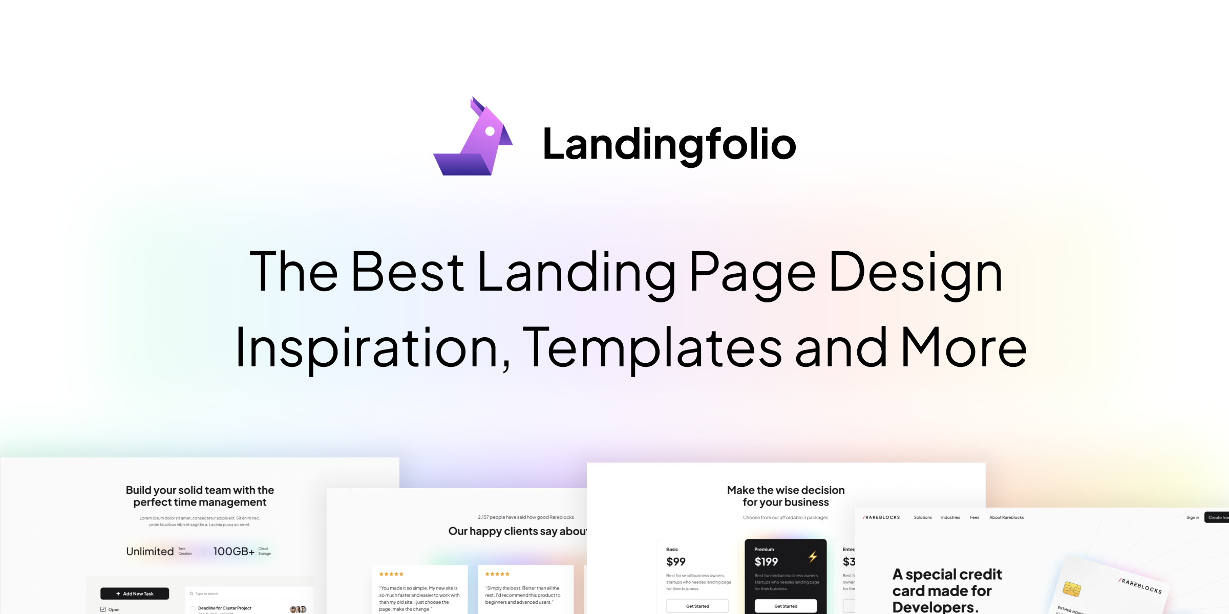 The Best Landing Page Design Inspiration, Templates and More