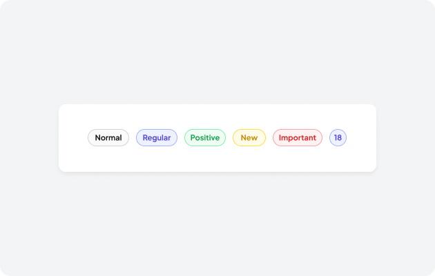 Badges components