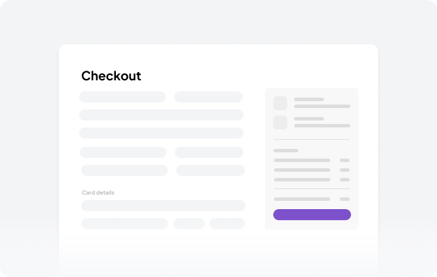Checkout components