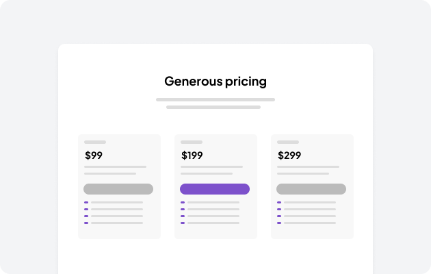 Pricing components