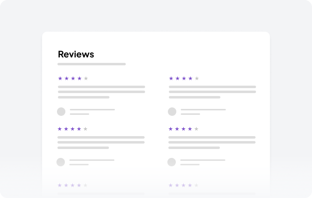 Reviews components